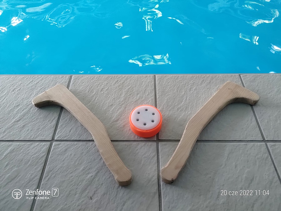 Hokej pod wodą Walenie Siemianowice Śląskie Krążek i kije